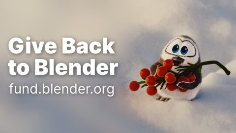 Give Back to Blender – Fundraiser for 2026