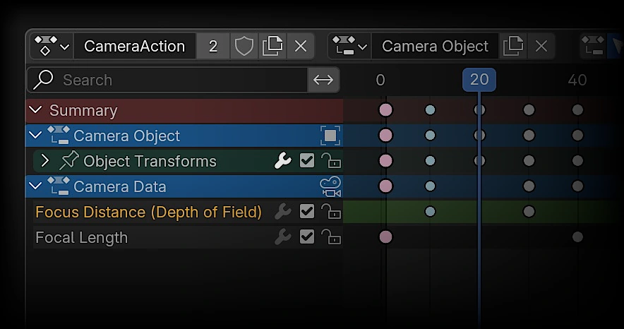 Action Slots in Blender 4.4